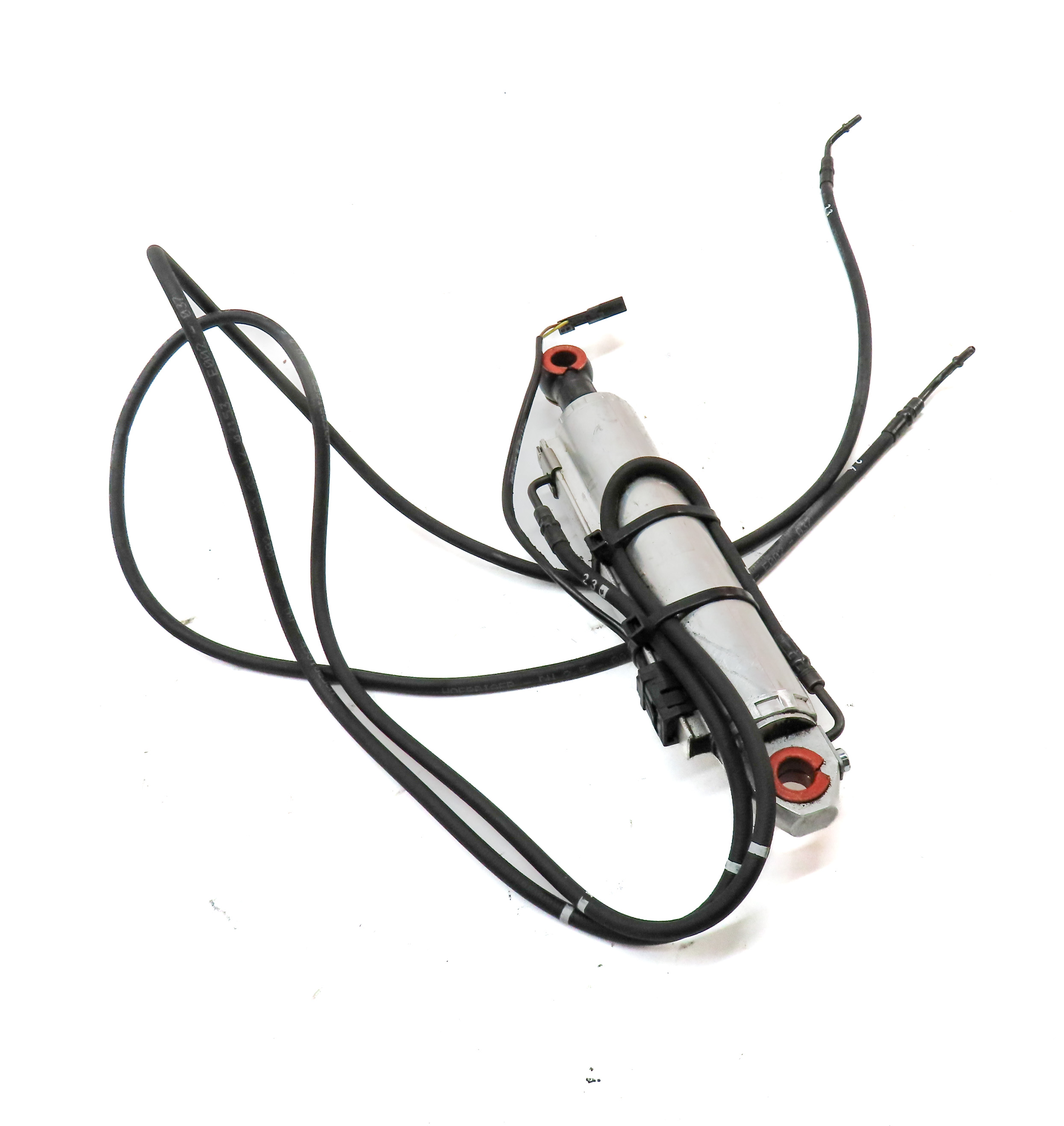 2013 BMW 335I CONVERTIBLE (E93) REAR RIGHT CONVERTIBLE TOP RAM CYLINDER w/LINES — exact item pictured